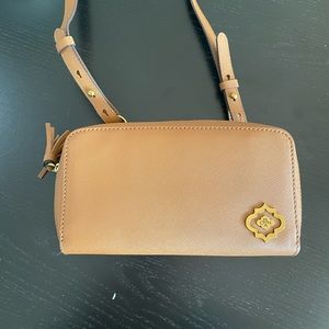 orYANY Saffiano Leather Crossbody wallet Talia, Saddle